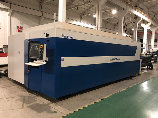 Full Closed Pallet Changer Fibre Laser Pipe i Sheet Metal Cutting Machine